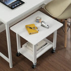 Chariot support pour imprimante sous-table à deux niveaux (avec roulettes verrouillables)