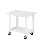 Chariot support pour imprimante sous-table à deux niveaux (avec roulettes verrouillables)