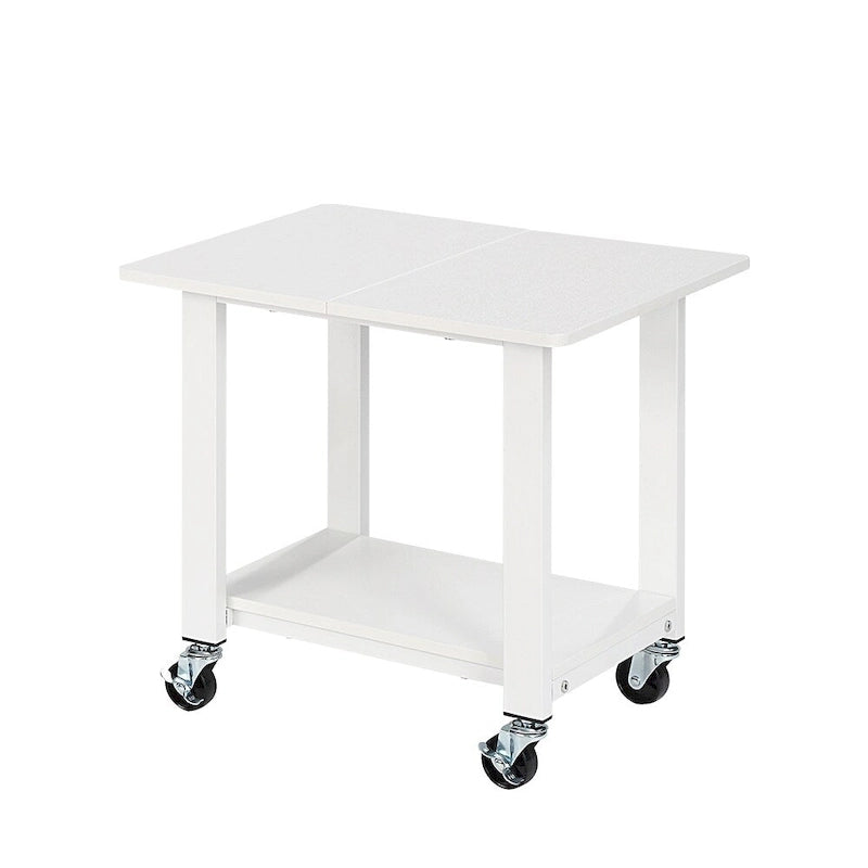 Chariot support pour imprimante sous-table à deux niveaux (avec roulettes verrouillables)
