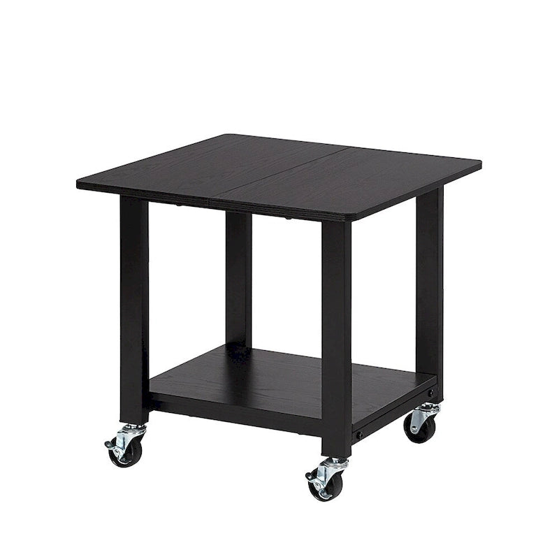 Chariot support pour imprimante sous-table à deux niveaux (avec roulettes verrouillables)