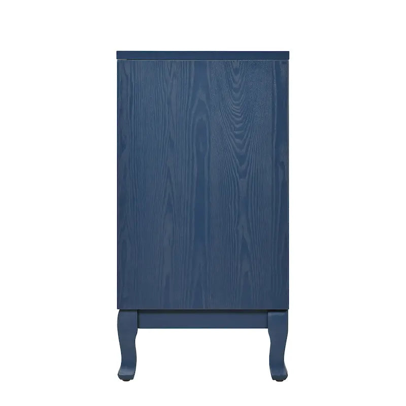 Buffet 4 portes avec façade à panneaux ondulés