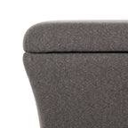 Banc de rangement Gigi en lin crème SAFAVIEH - 36 L x 19 P x 21 H - 36Wx19Dx21H