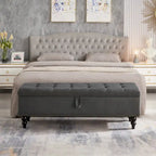 Banc de rangement capitonné de 150 cm