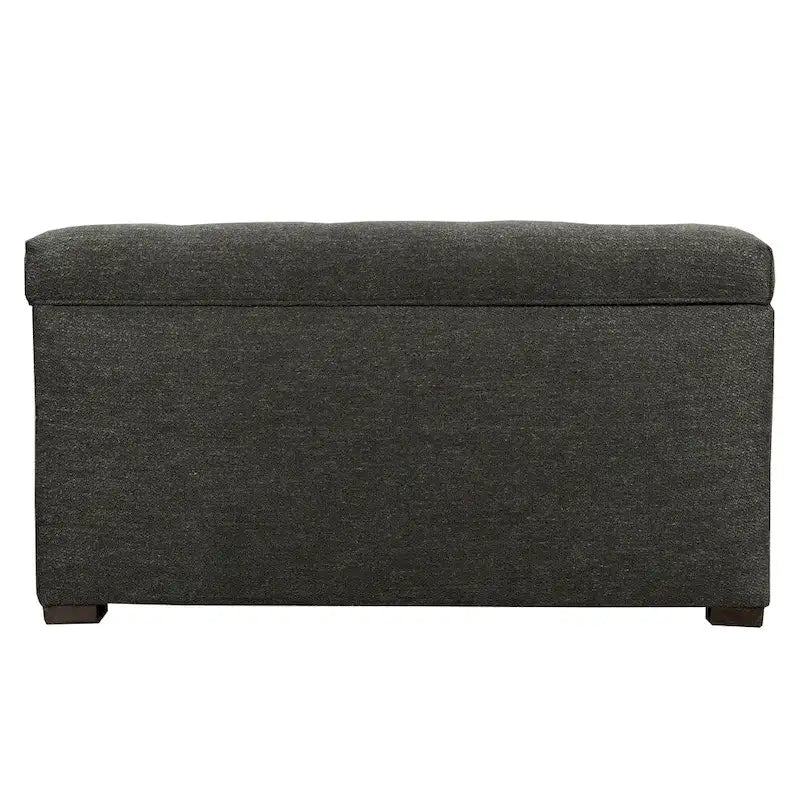 Banc de rangement capitonné à 8 boutons