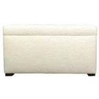 Banc de rangement capitonné à 8 boutons