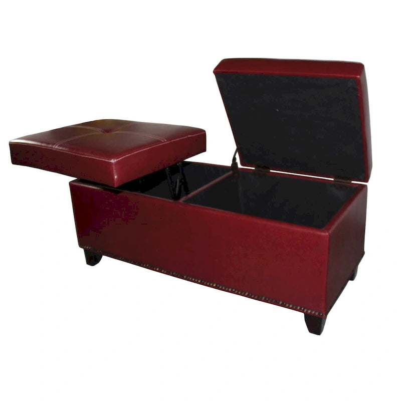 Banc de rangement avec table relevable