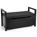 Banc de rangement avec coussin amovible