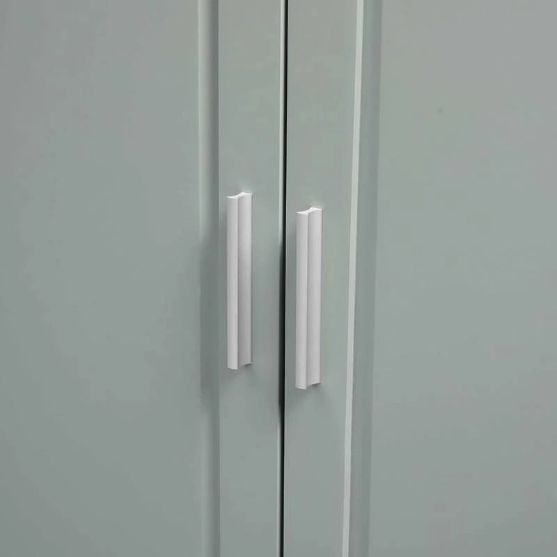 Meuble de rangement de salle de bain avec portes et tiroirs