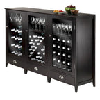 Meuble de bar modulaire 3 pièces – 57,5 x 40 x 101,6 cm (Expresso)