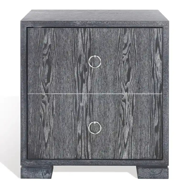 Commode SAFAVIEH Couture Kristien laque blanc/or - 24Lx18Px26H