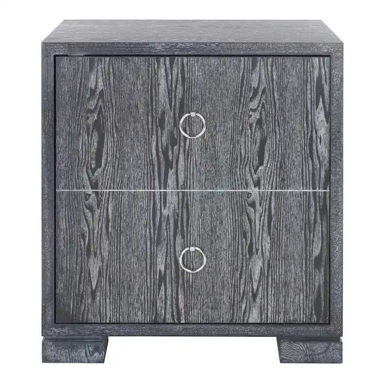 Commode SAFAVIEH Couture Kristien laque blanc/or - 24Lx18Px26H