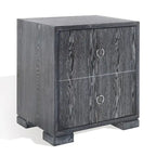 Commode SAFAVIEH Couture Kristien laque blanc/or - 24Lx18Px26H
