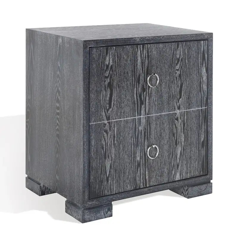 Commode SAFAVIEH Couture Kristien laque blanc/or - 24Lx18Px26H