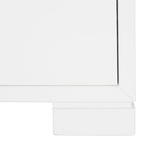Commode SAFAVIEH Couture Kristien laque blanc/or - 24Lx18Px26H