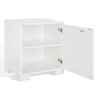 Commode SAFAVIEH Couture Kristien laque blanc/or - 24Lx18Px26H