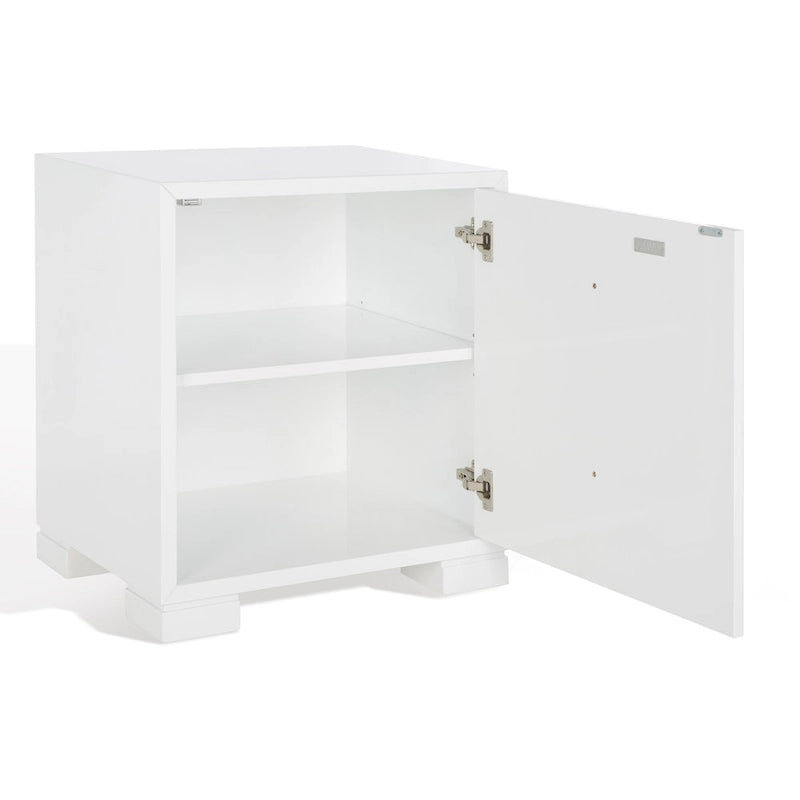 Commode SAFAVIEH Couture Kristien laque blanc/or - 24Lx18Px26H