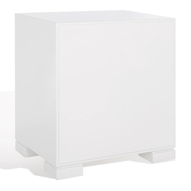 Commode SAFAVIEH Couture Kristien laque blanc/or - 24Lx18Px26H