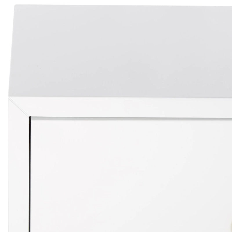 Commode SAFAVIEH Couture Kristien laque blanc/or - 24Lx18Px26H
