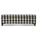 Banc de rangement capitonné avec couvercle relevable