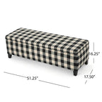 Banc de rangement capitonné avec couvercle relevable