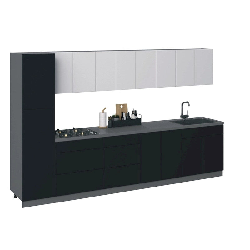 Ensemble de meubles de cuisine modernes – 3,35 m de large, 135x24