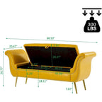 Banc coffre ottoman avec accoudoirs, cuir PU, capitonné, 160 cm