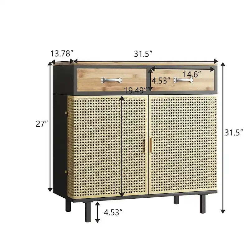 Buffet avec tiroirs et portes