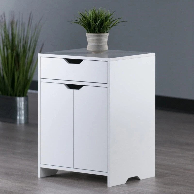 Meuble de rangement 2 étagères avec tiroir