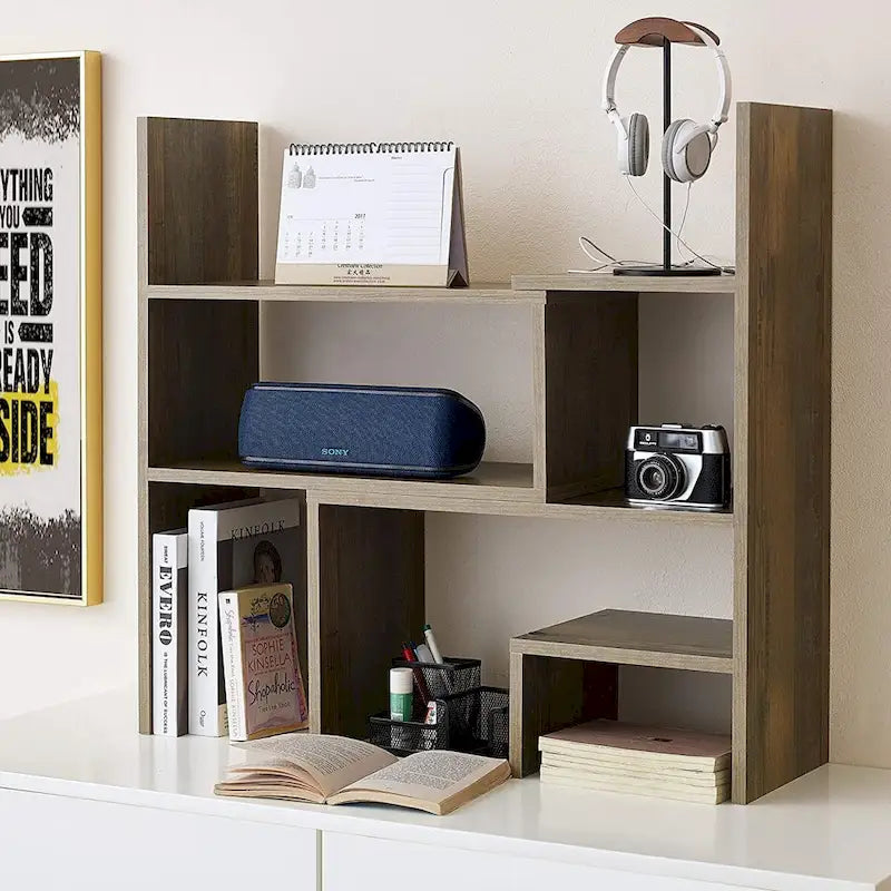 Étagère de bureau compacte et modulable