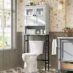 Meuble de rangement WC - 7,87P x 23,23L x 67,32H
