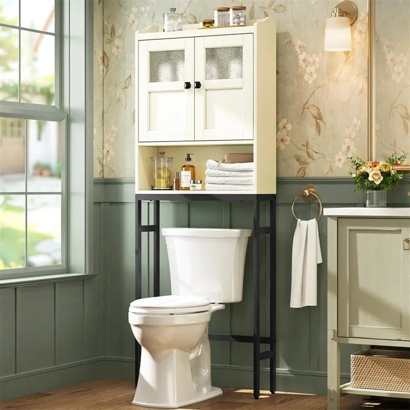 Meuble de rangement WC - 7,87P x 23,23L x 67,32H
