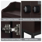 Meuble de rangement WC - 7,87P x 23,23L x 67,32H