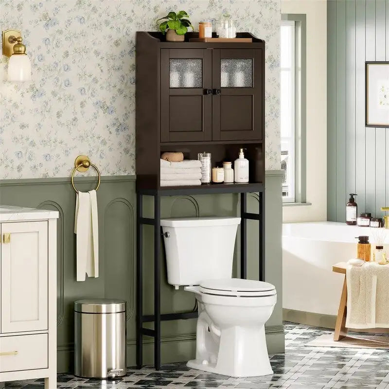 Meuble de rangement WC - 7,87P x 23,23L x 67,32H