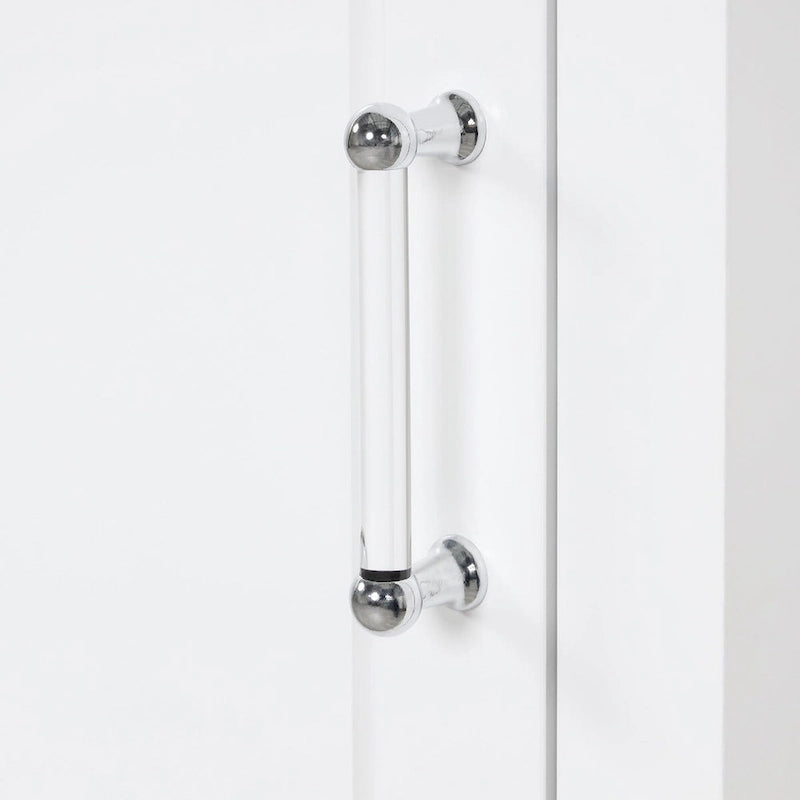 Meuble de rangement de salle de bain de 173 cm de haut avec tiroirs et étagère réglable
