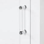 Meuble de rangement de salle de bain de 173 cm de haut avec tiroirs et étagère réglable