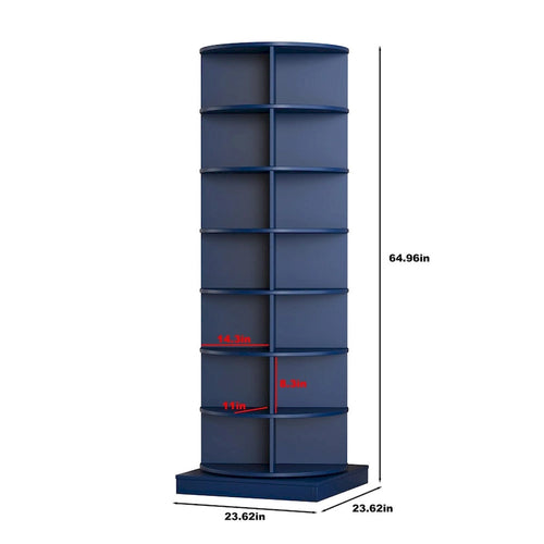 Meuble à chaussures rotatif à 360° – 7 niveaux